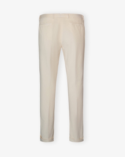 Berwich - Trousers corduroy - Cream white