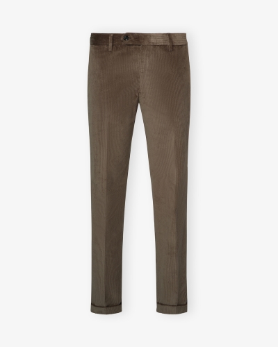 Berwich - Trousers corduroy - Greige