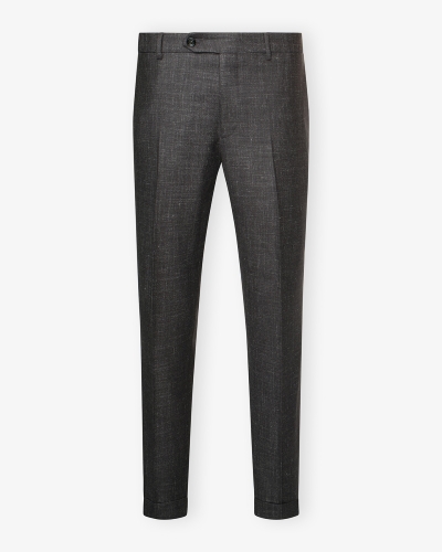 Berwich x Fratelli - Trousers wool silk - Dark grey
