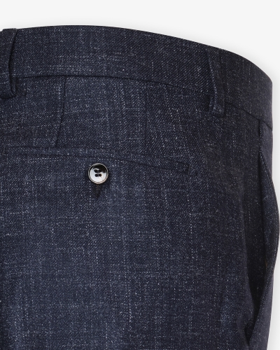 Berwich x Fratelli - Trousers wool silk - Navy