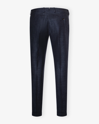 Berwich x Fratelli - Trousers wool silk - Navy