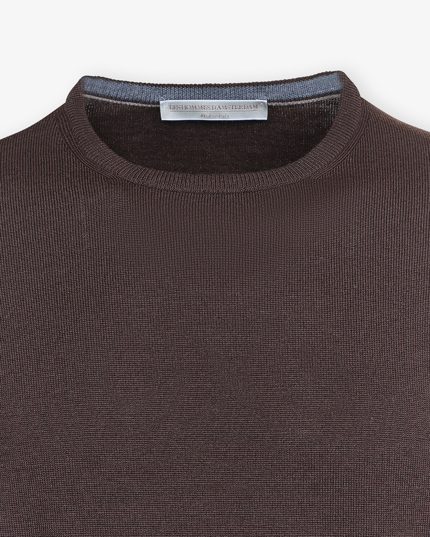 LHDA - Round neck virgin wool - Brown