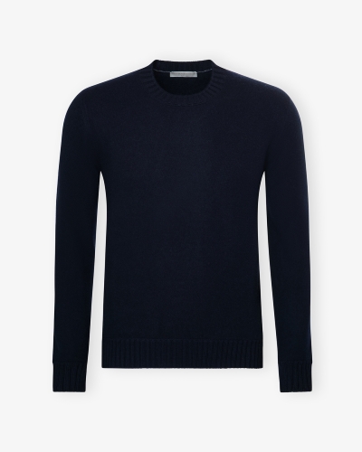 LHDA - Round crewneck cashmere - Navy
