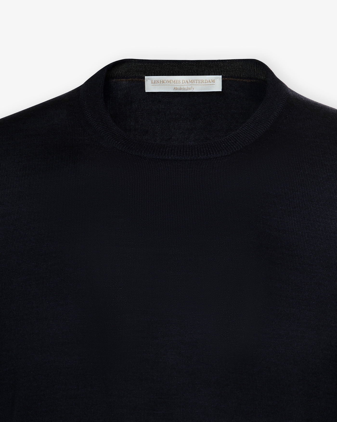 LHDA - Round neck wool and silk - Navy