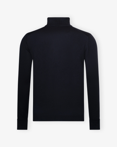 LHDA - Full zip virgin wool - Navy