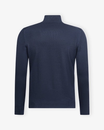 LHDA - Half zip virgin wool - Navy