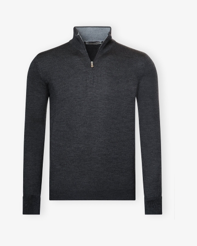 LHDA - Half zip virgin wool - Grey