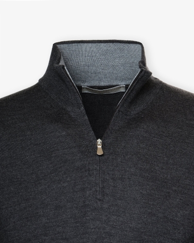 LHDA - Half zip virgin wool - Grey