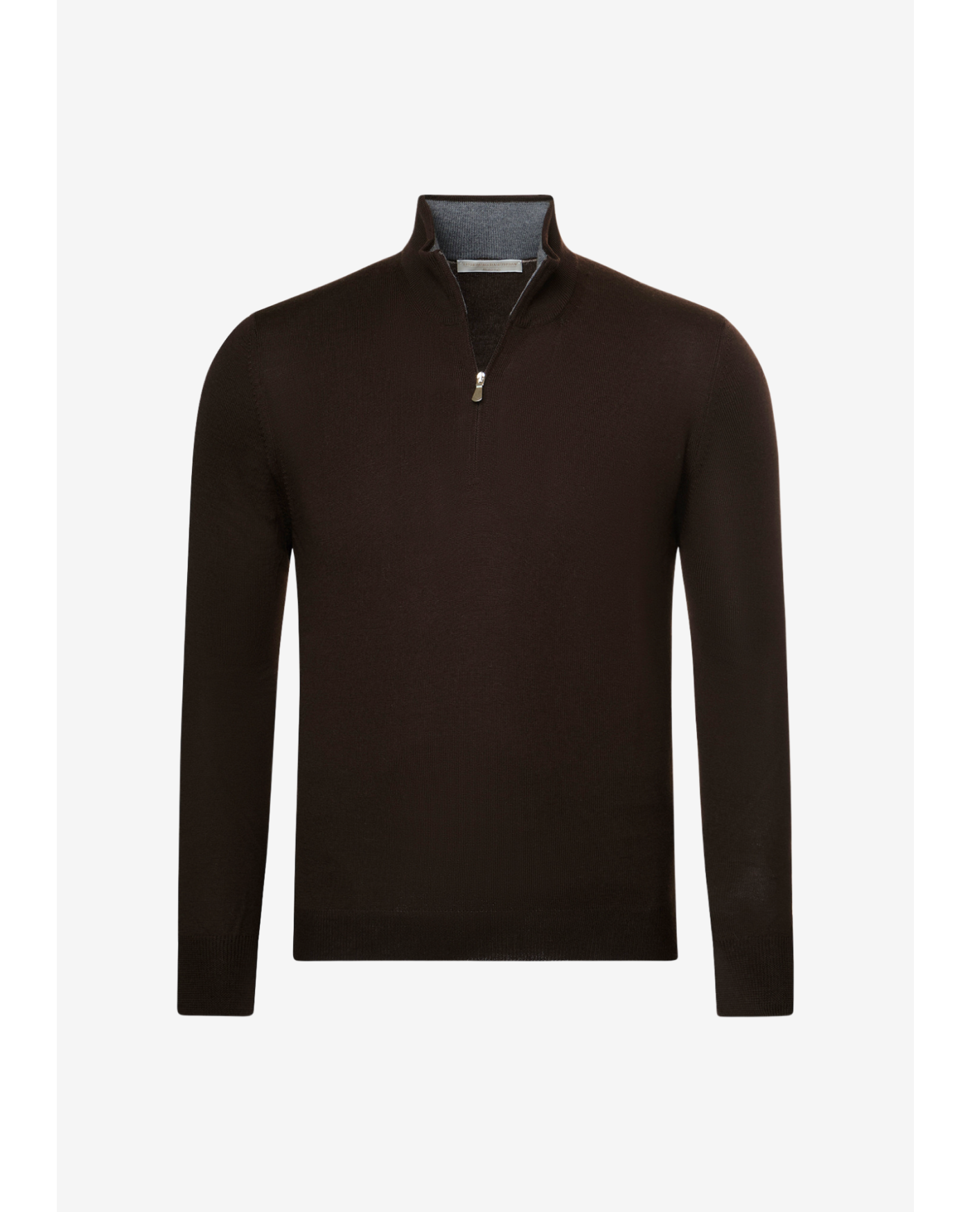LHDA - Half zip virgin wool - Brown