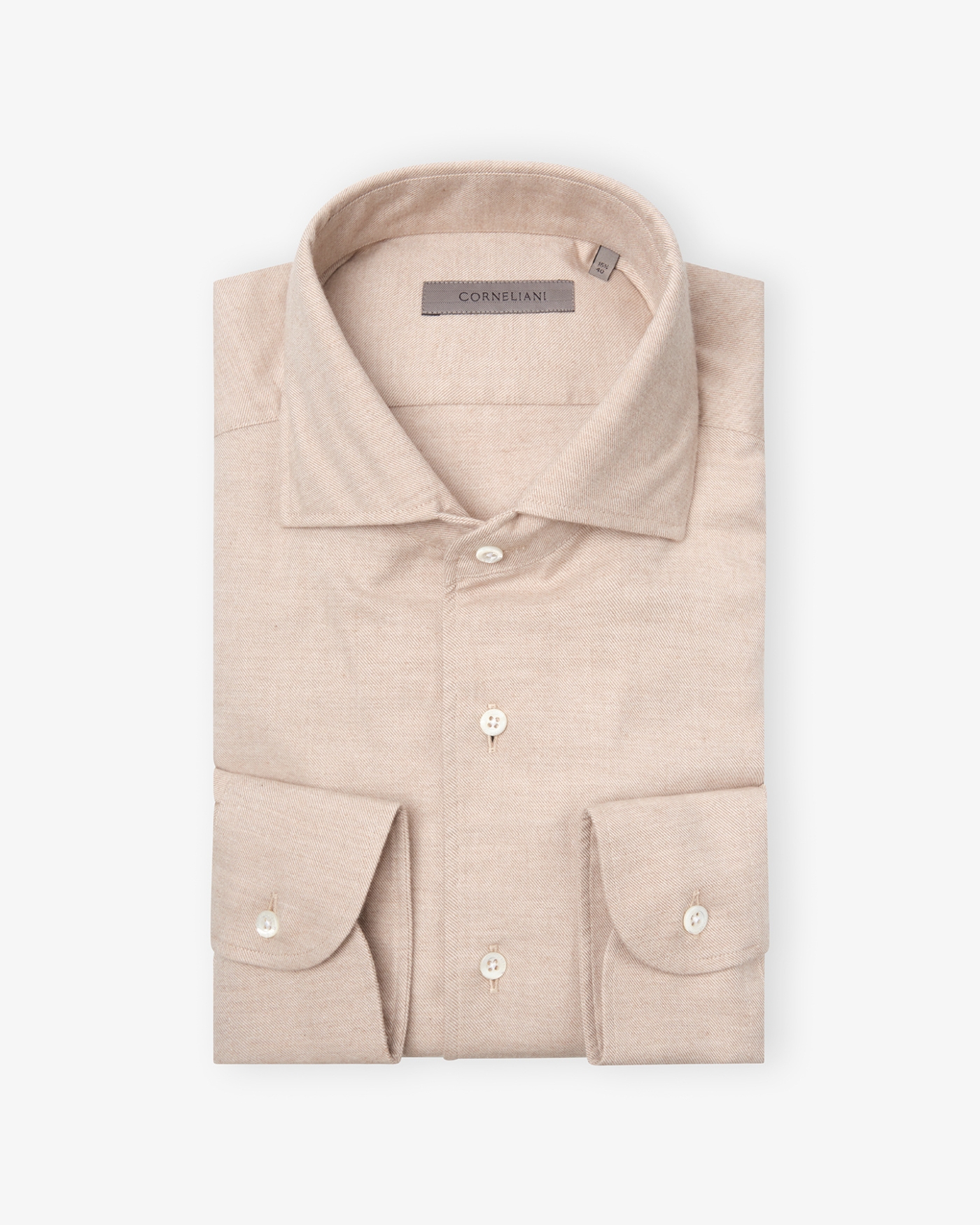 Corneliani - Shirt flannel - Taupe