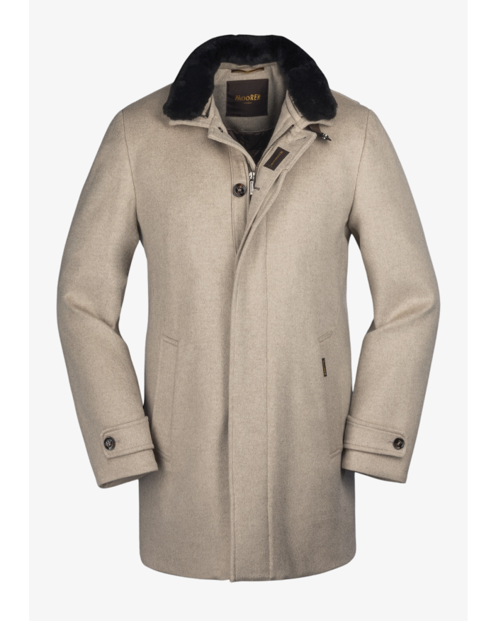 MOORER MooRER - Coat baby cashmere - Taupe