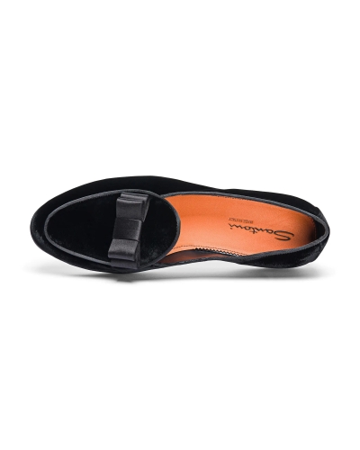 Santoni - Velvet loafer - Black