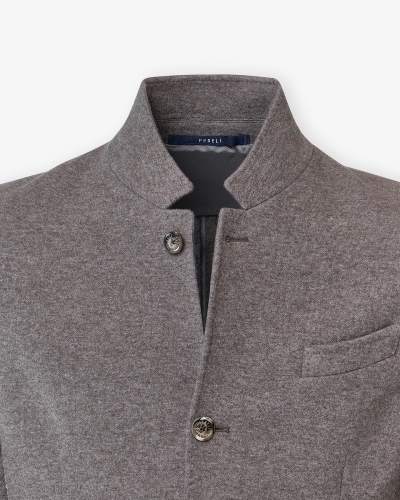 Fedeli - Jacket cashmere - Dark greige