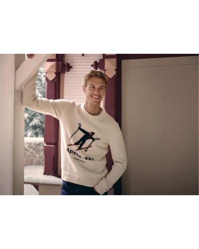 JC - Après-ski - Round neck wool cashmere - Offwhite