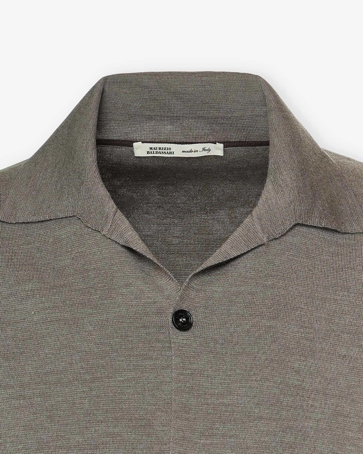 Maurizio Baldassari - Virgin wool knitted vest - Greige