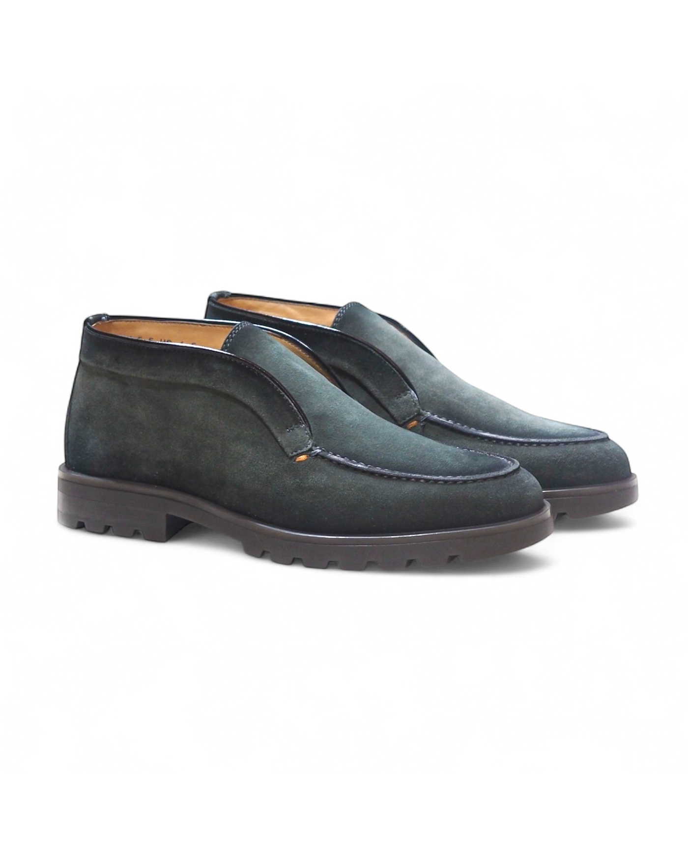 Santoni - Desert boot rock - Dark olive