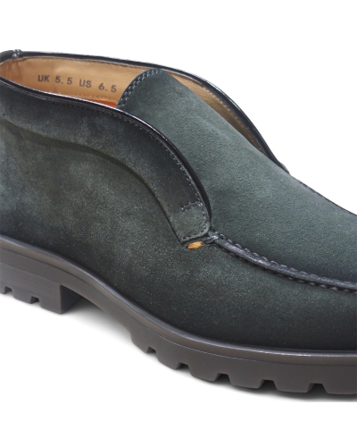 Santoni - Desert boot rock - Dark olive