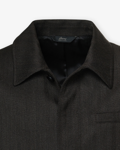 Brioni - Hunting jacket - Wool - Dark brown