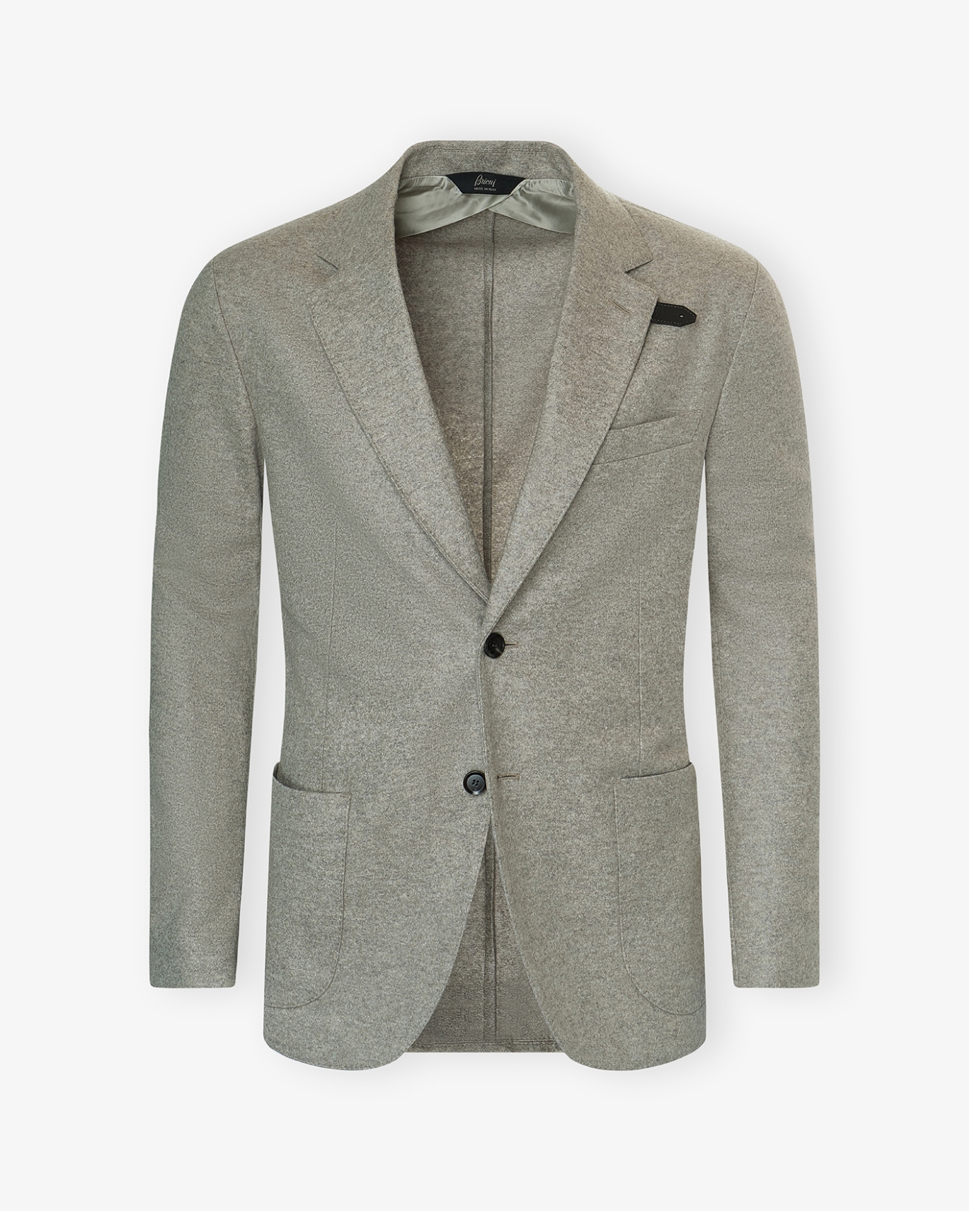 Brioni - Jersey blazer - Cashmere - Greige