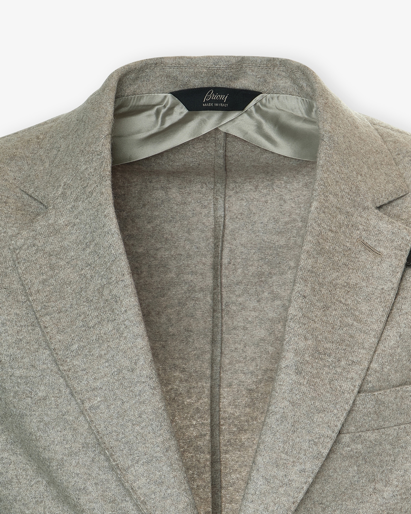 Brioni - Jersey blazer - Cashmere - Greige
