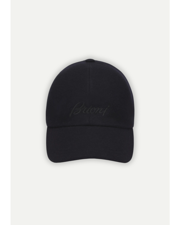 BRIONI Brioni - Baseball cap - Cashmere - Navy