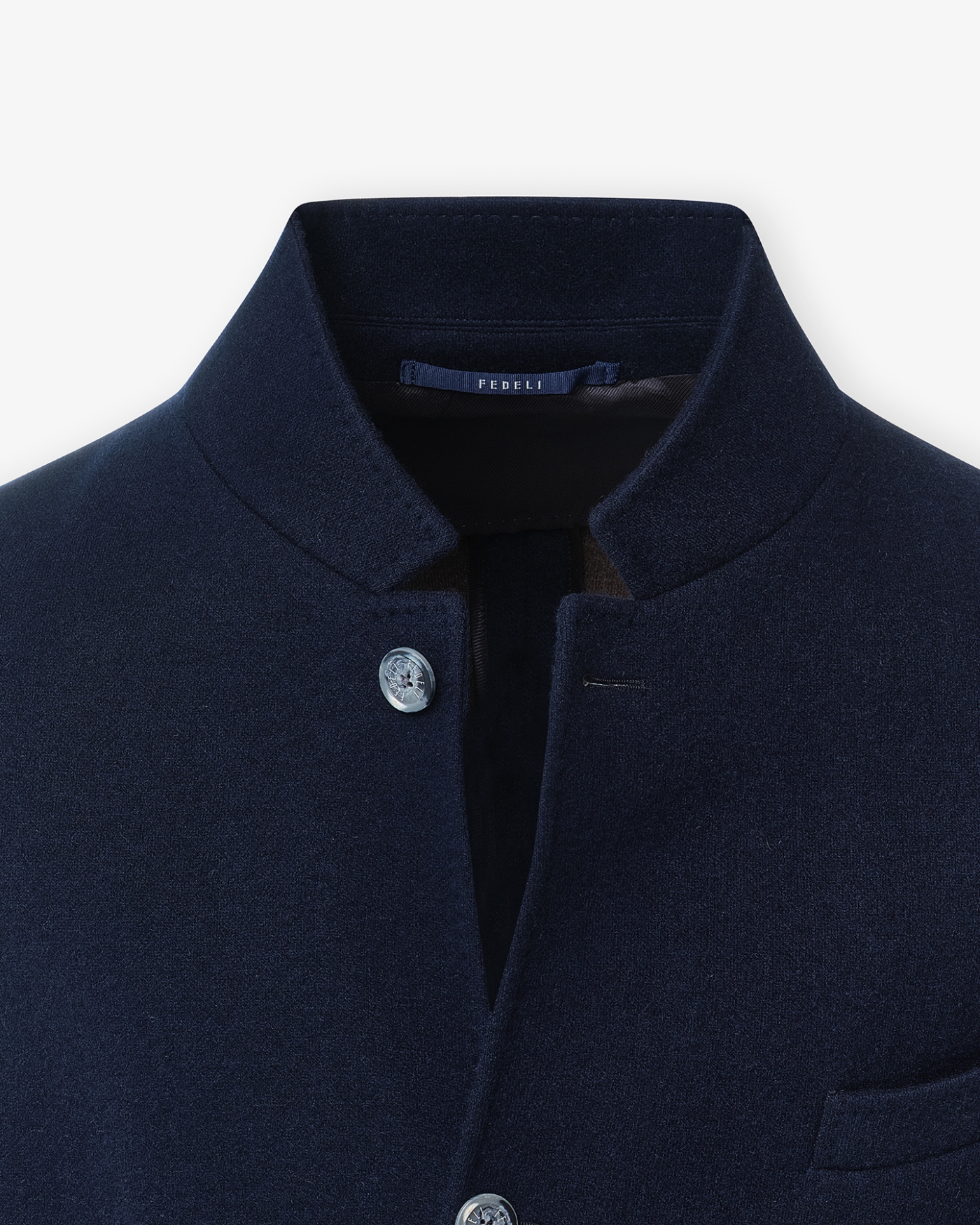 Fedeli - Jacket cashmere - Dark blue