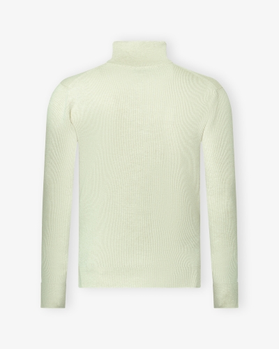 LHDA - Vest virgin wool with zipper and buttons - Cream