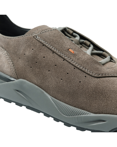 Santoni - Sneaker calf suede - Greige