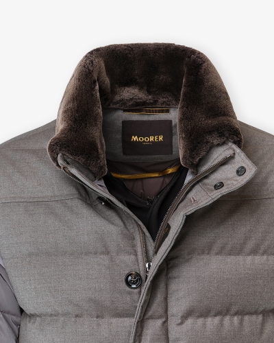 MooRER - Bomber goosedown - Taupe