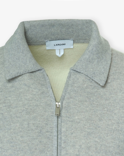 Lardini - Full zip vest - Wool - Grey