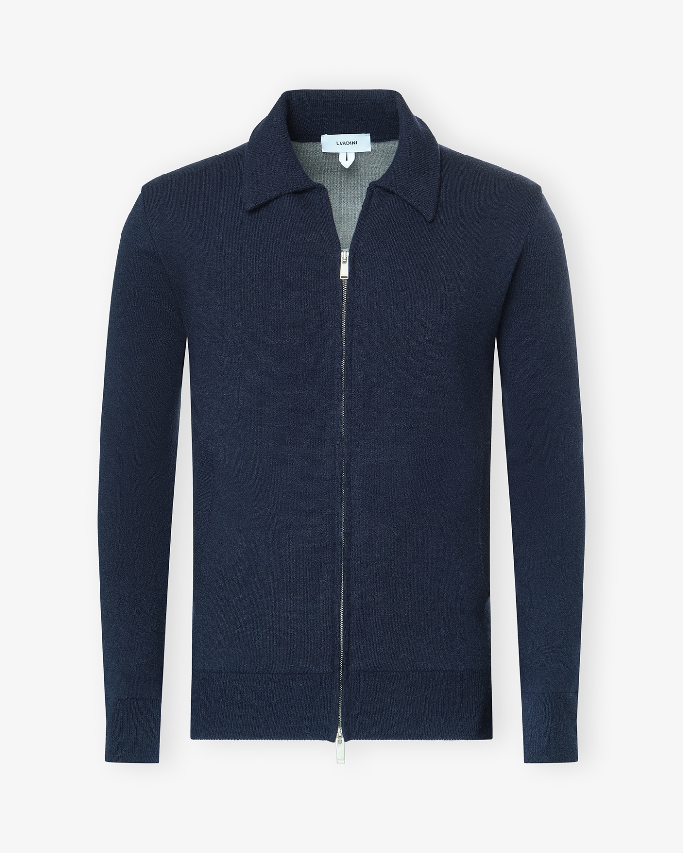 Lardini - Full zip vest - Wool - Navy