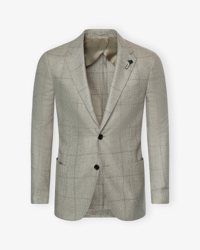 Lardini x Loro Piana cashmere - Check jacket - Taupe