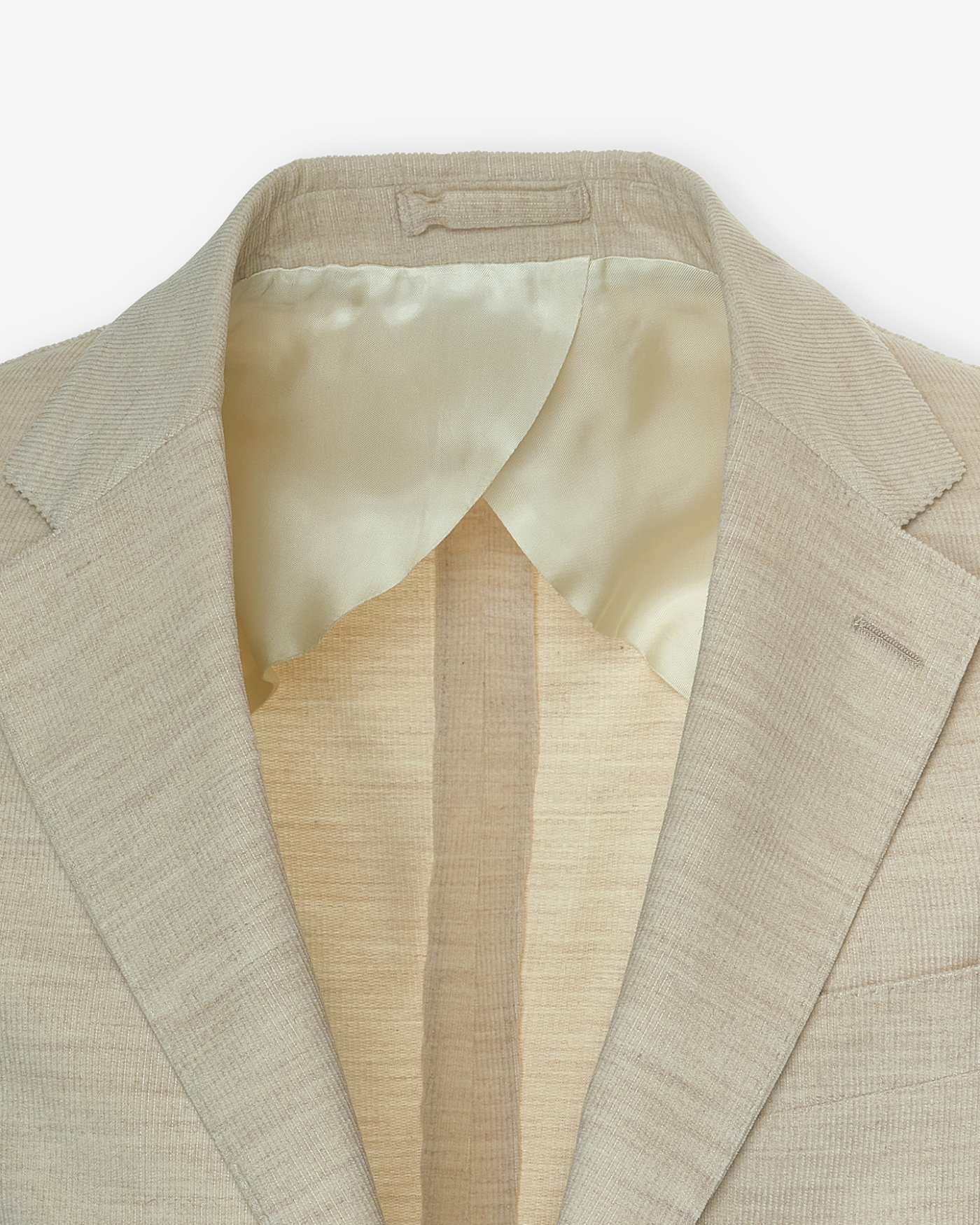 Lardini - Corduroy jacket cotton apalca - Cream white
