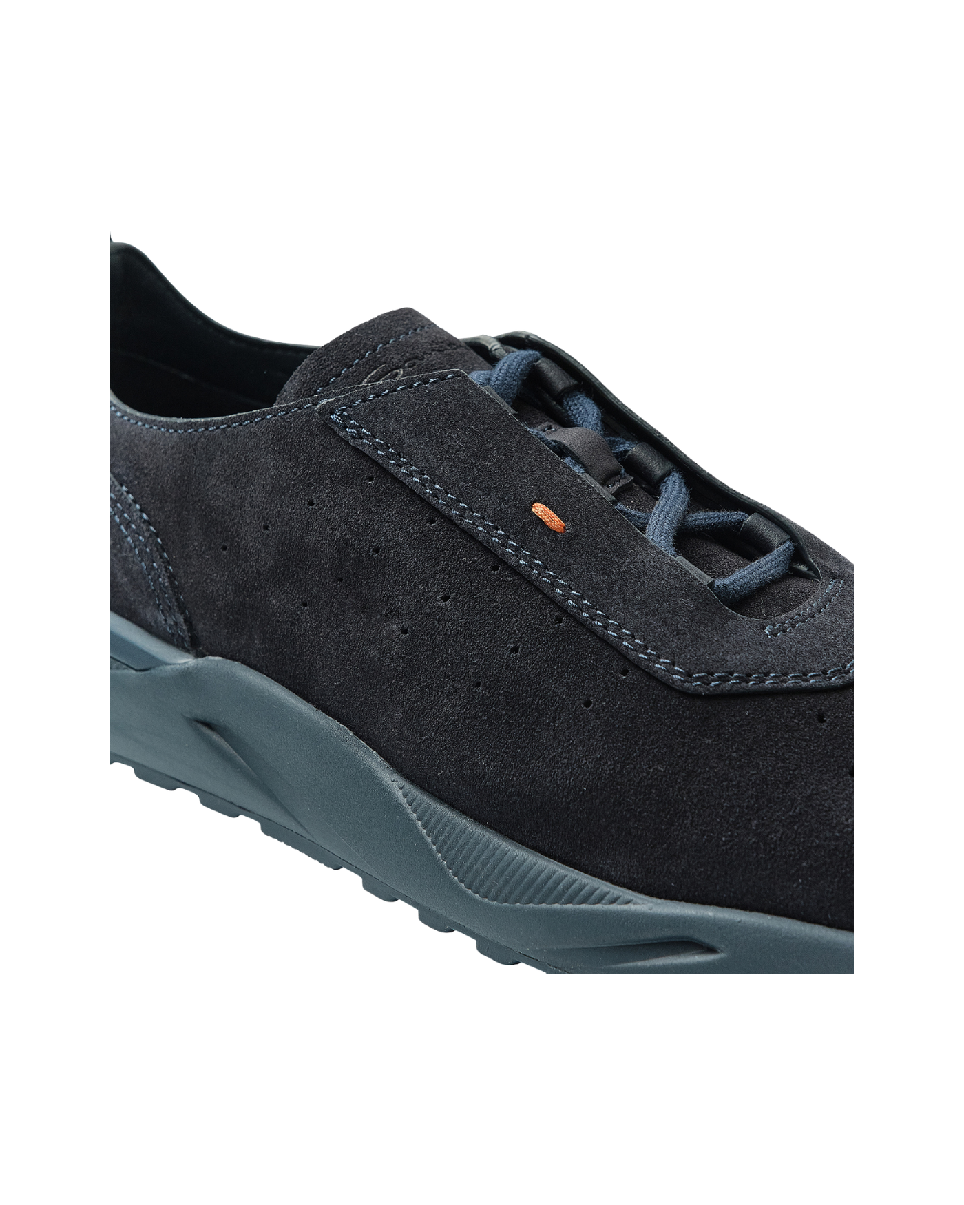 Santoni - Sneaker calf suede - Navy