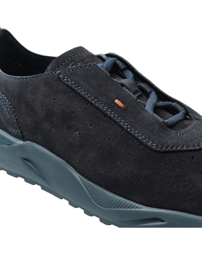 Santoni - Sneaker calf suede - Navy