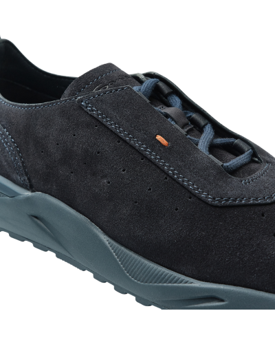 Santoni - Sneaker calf suede - Navy