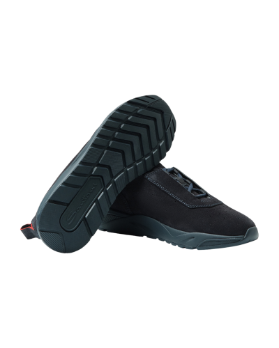 Santoni - Sneaker calf suede - Navy