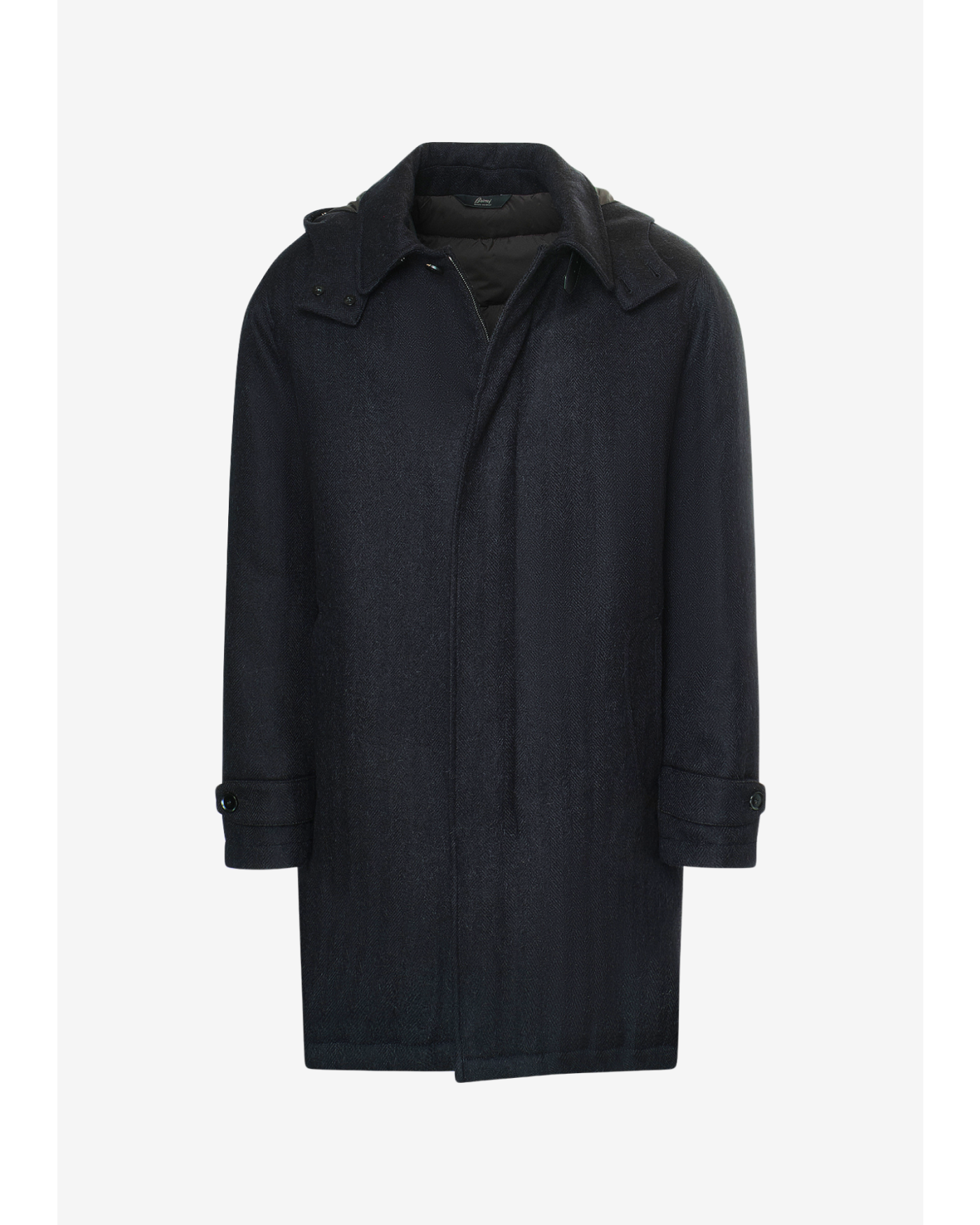 Brioni - Padded coat alpaca wool - Navy