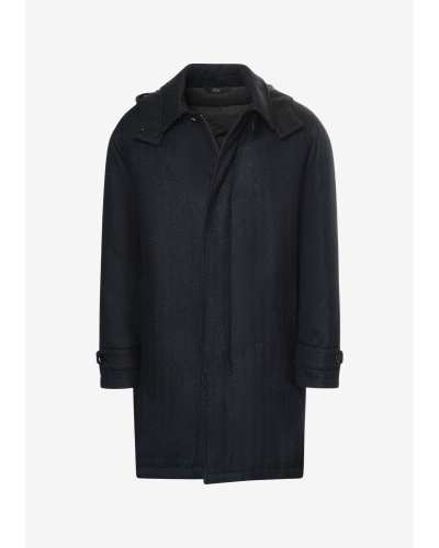 Brioni - Padded coat alpaca wool - Navy