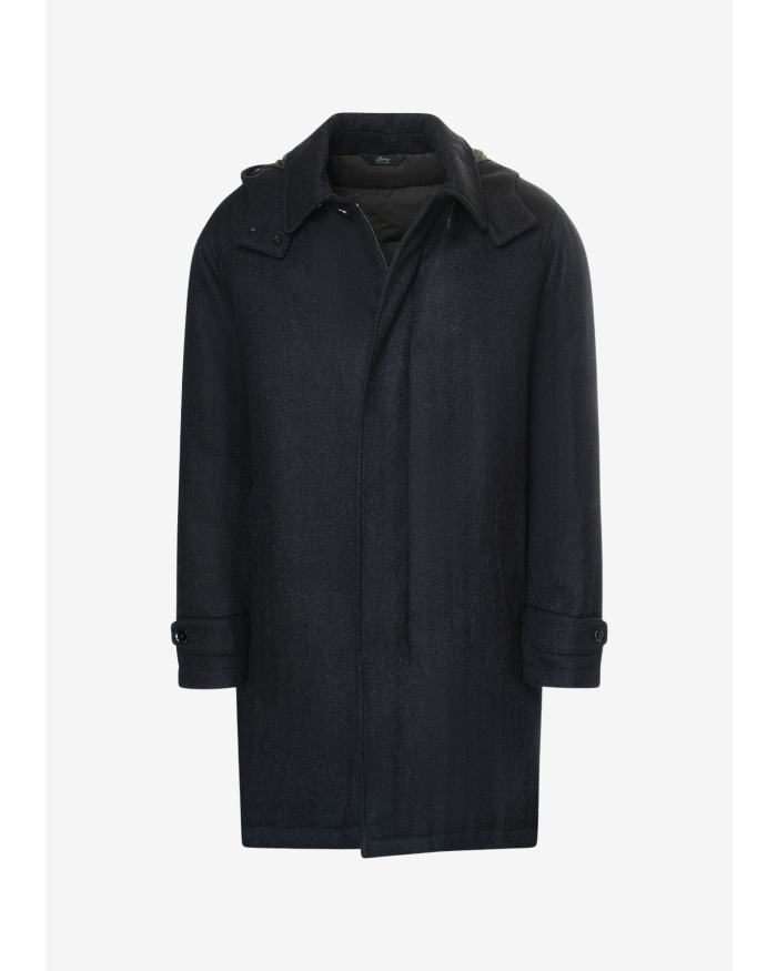 BRIONI Brioni - Padded coat alpaca wool - Navy