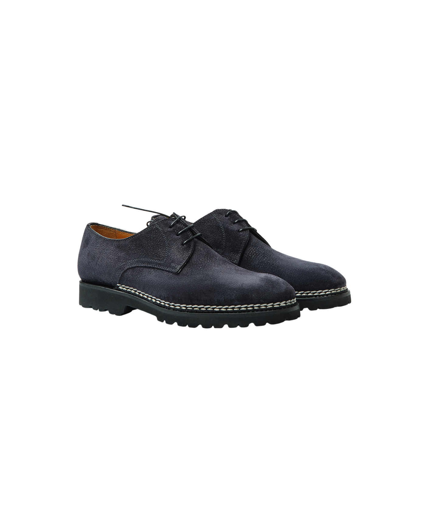 Bontoni - Fanatico - Grain suede - Norwegian stitching - Navy