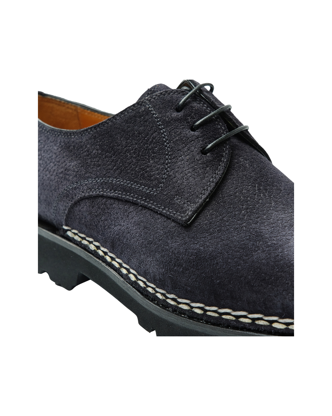 Bontoni - Fanatico - Grain suede - Norwegian stitching - Navy