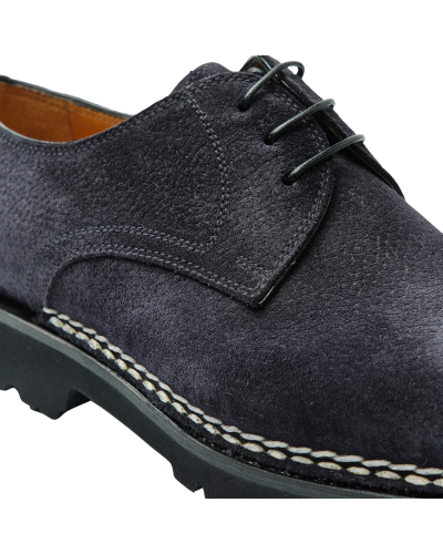 Bontoni - Fanatico - Grain suede - Norwegian stitching - Navy