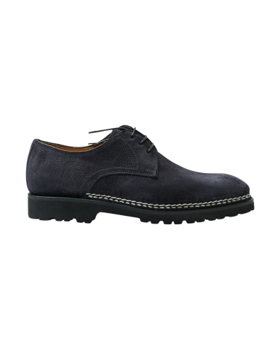 Bontoni - Fanatico - Grain suede - Norwegian stitching - Navy
