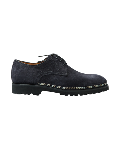 Bontoni - Fanatico - Grain suede - Norwegian stitching - Navy