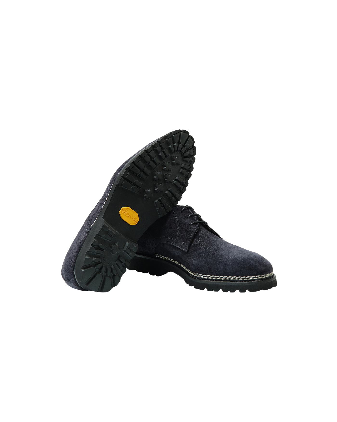 Bontoni - Fanatico - Grain suede - Norwegian stitching - Navy