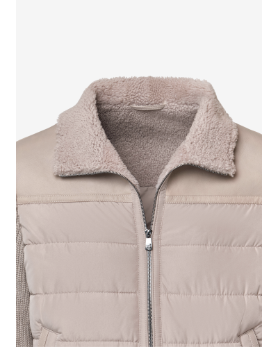 Corneliani - Bomber lambskin and cashmere - Taupe