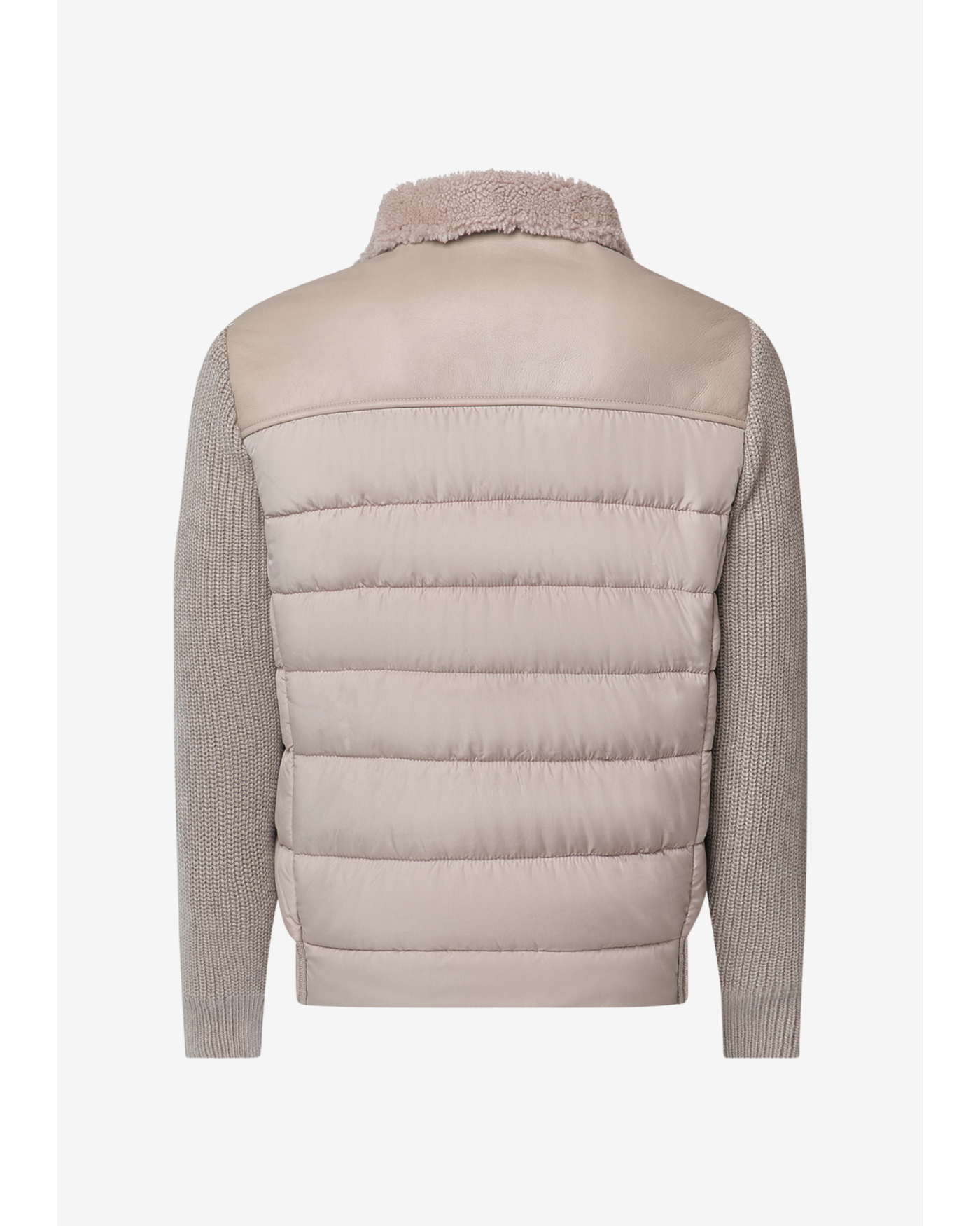 Corneliani - Bomber lambskin and cashmere - Taupe