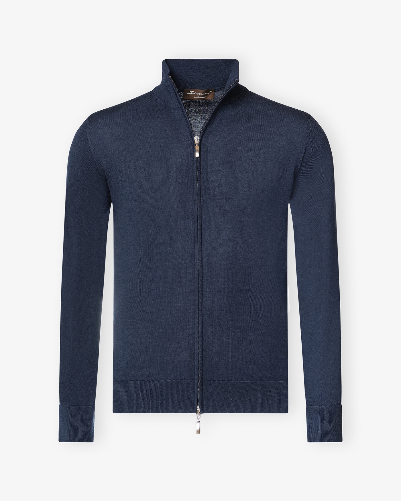 Doriani Cashmere - Full zip cashmere - Navy