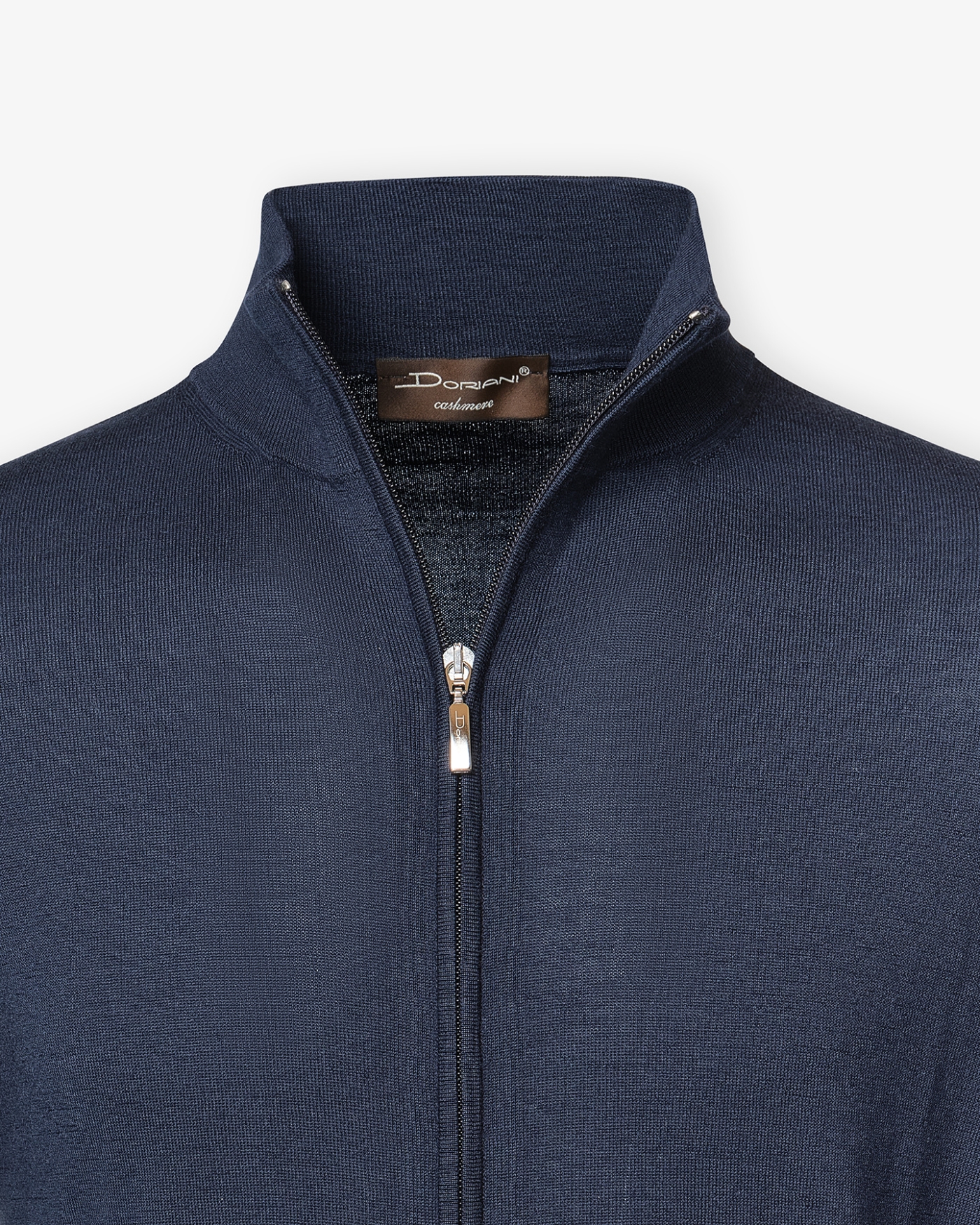 Doriani Cashmere - Full zip cashmere - Navy